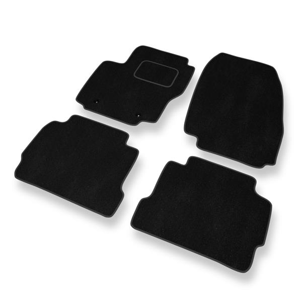 J&J AUTOMOTIVE Tappetini In Velluto Su Misura Per Ford Mondeo 4 (2007-2014) – Set Di 4 Pezzi, Antiscivolo E Fonoassorbenti