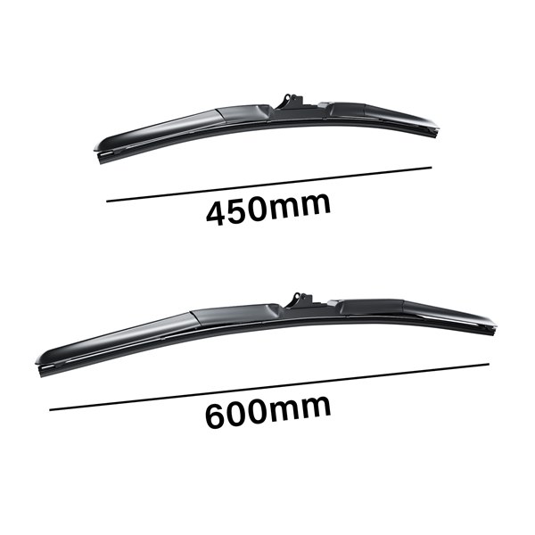 Set Spazzole Tergicristallo Anteriori Aero Piatte Per Mazda 3 Hatchback E Berlina (2018-2019) - AD61-621 - Qualità Alta, Senza Telaio
