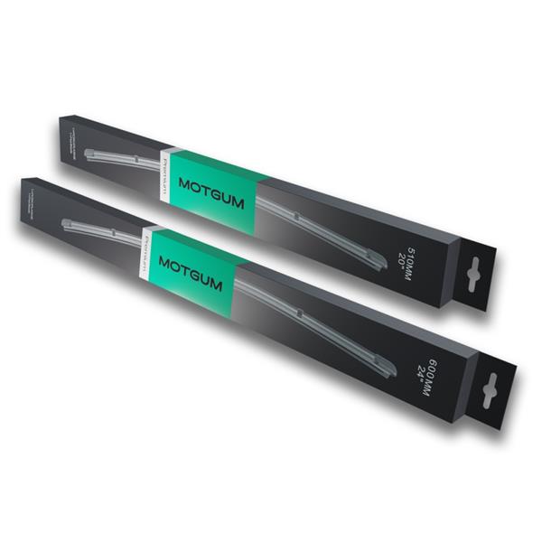 Balais D'essuie-glace Plats Pour Mercedes Classe C W204 (2007-2014) – Kit 2 Lames 600 Mm, Caoutchouc Au Graphite